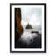 Ocean View from Black Sand Beach Iceland - Framed Print-55576893-55576888