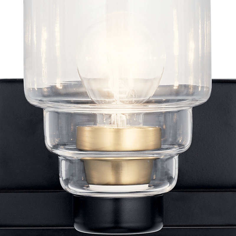 Ariarose 3 - Light Vanity Light, Black, Clear