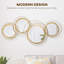 Daxten Metal Flat Wall Mirror-466588520