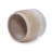 Handmade Non-Porous Ceramic Planter Set Of 2, 6" & 8" Diameter, Beige Drip Glaze, For Aquatic Plants Indoor/Outdoor Shelf & Desk Use, Breathable Clay-1533778012