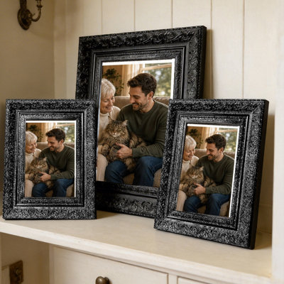 Black 1PC Statement Picture Frame for 11" x 14" Photos and Gallery Wall Decor