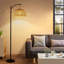 Aaftab 162.5cm Black Arched/Arc Floor Lamp