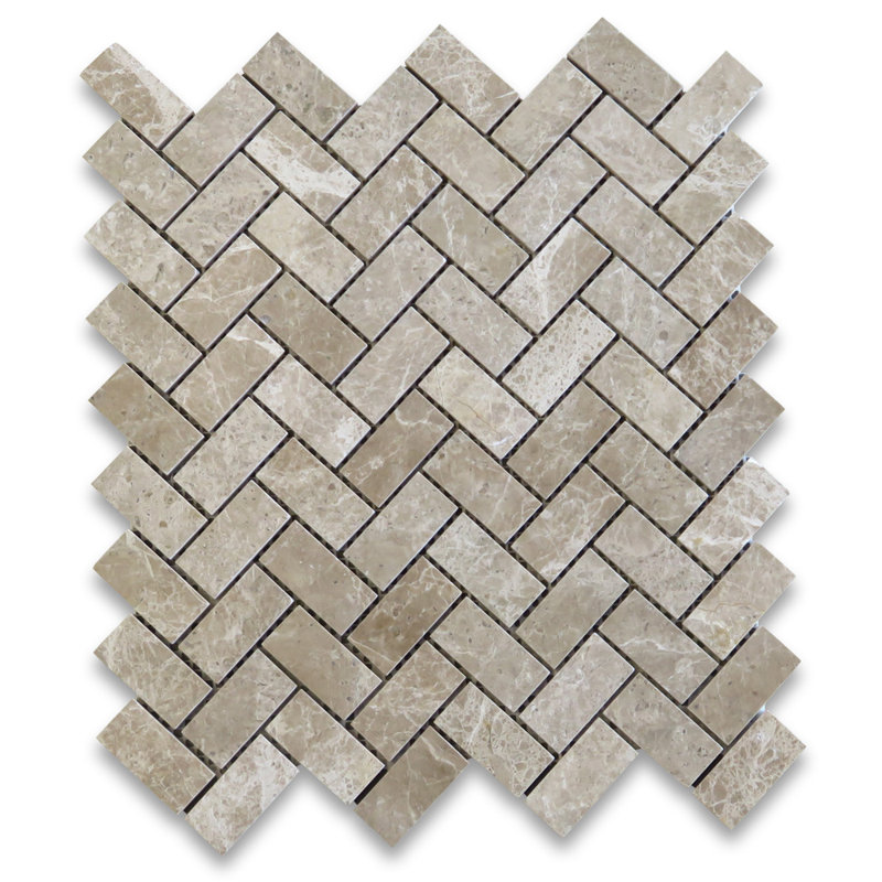Emperador Light Marble 12" x 11" Floor Use Tile
