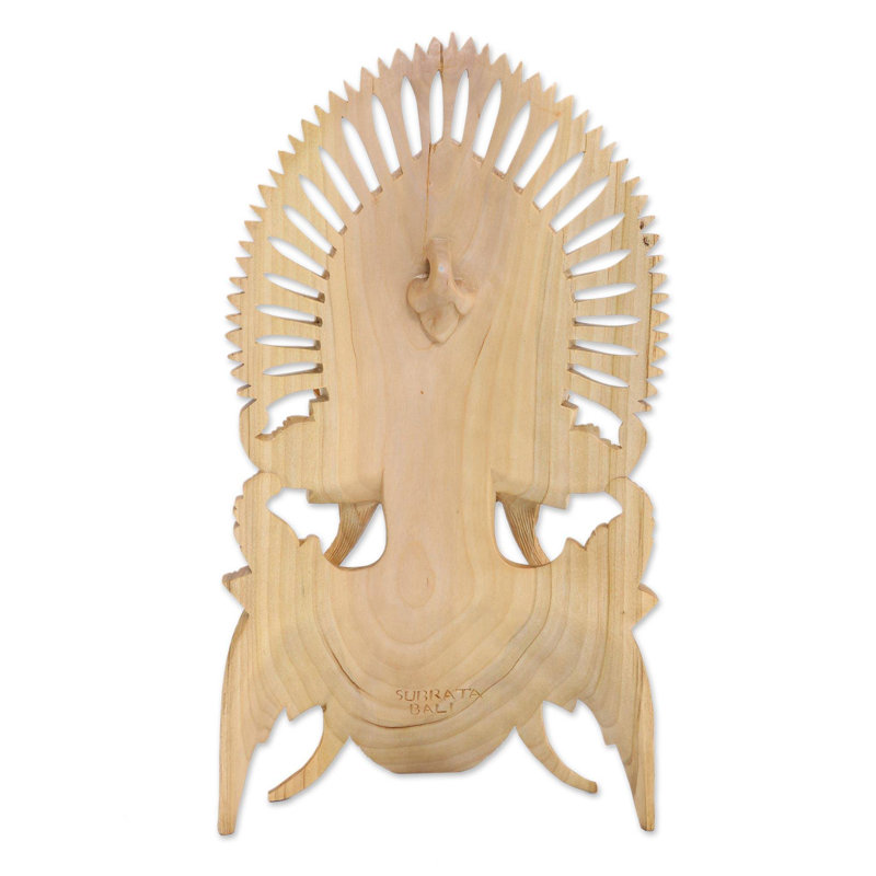 Novica Janger Dancer Wood Mask