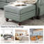 Repose-pieds en cuir véritable Blanchett-442590119