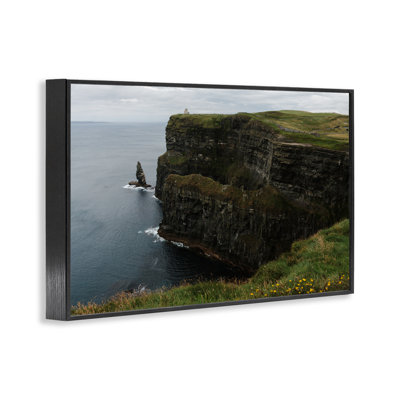 Scénique, falaises d'Irlande, estampe numérique, conception par Jade Sharp Photo
