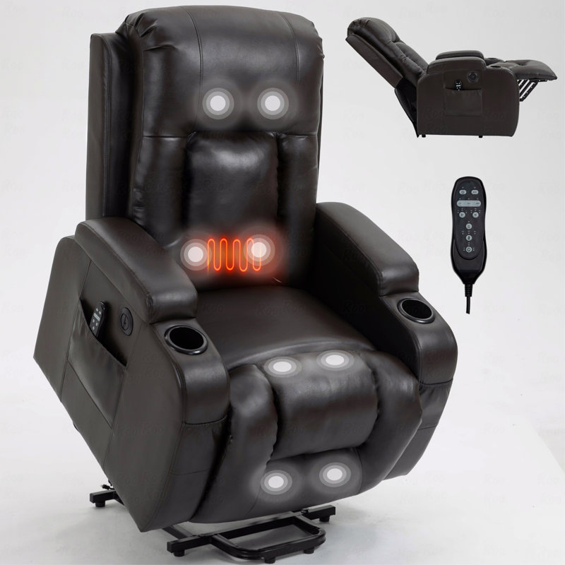 Fauteuil inclinable Infini, Marron foncé