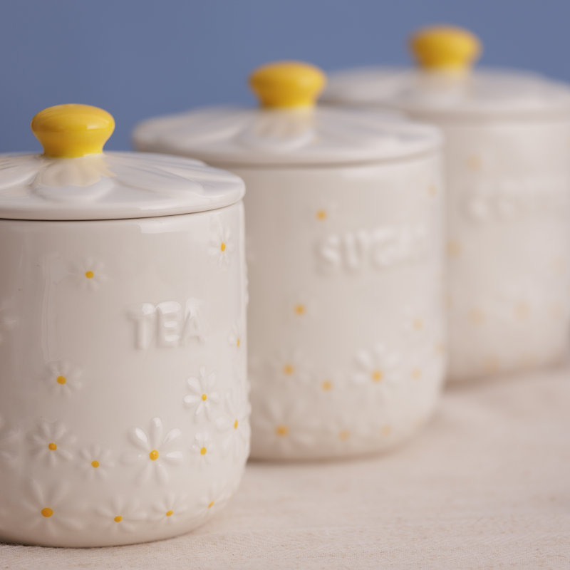 Daisy Ceramic Food Storage Container