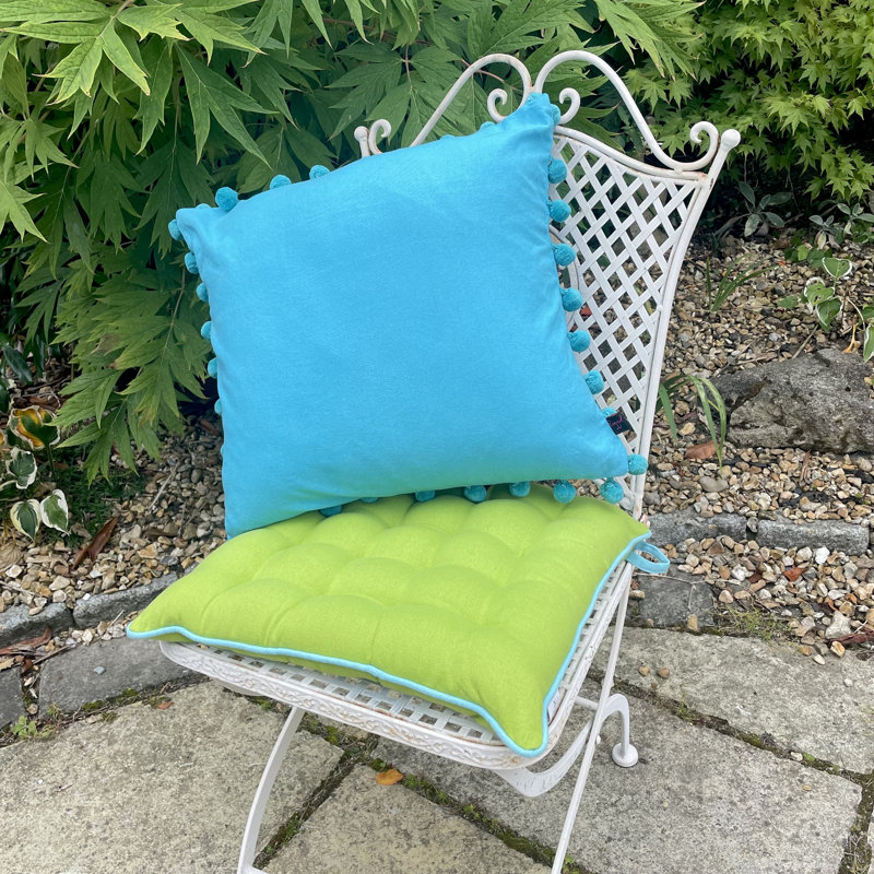 Garden Seat Cushion, Lime Green