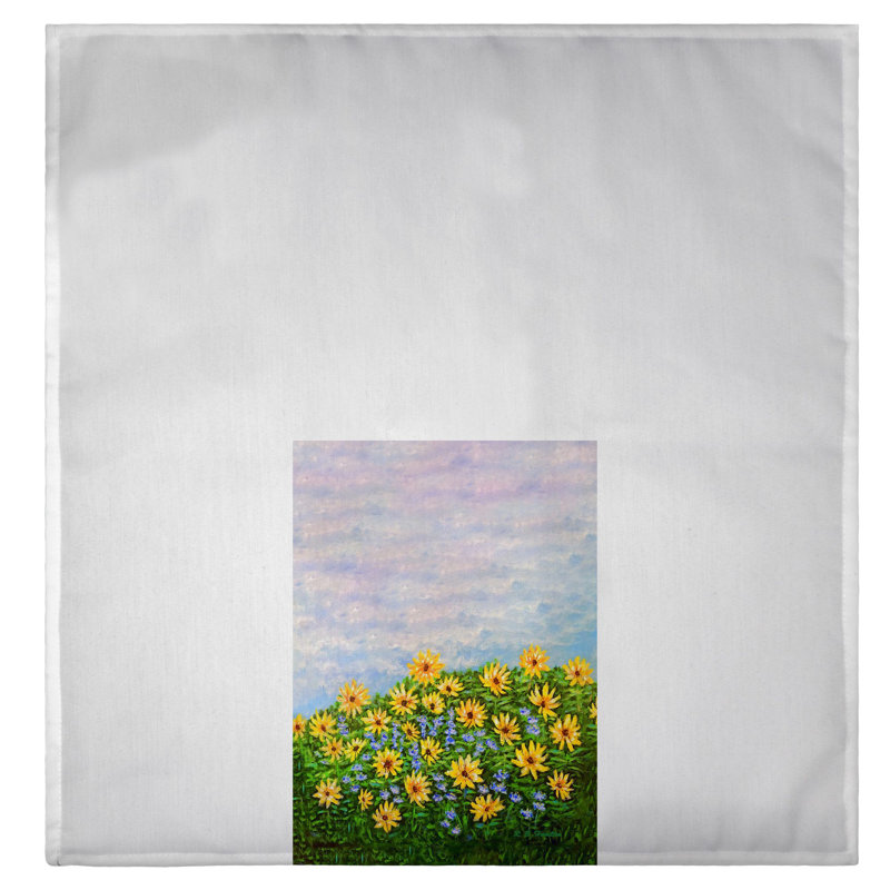Serviette d'invités Many Sunflowers