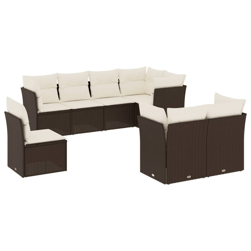 Ensemble de canapé de jardin Vidaxl