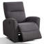Fauteuil inclinable manuel pivotant 32,3 po