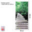 Wooden Path Door Wall Mural