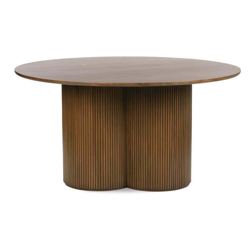 Table de salle à manger Eutropios, Bois médium