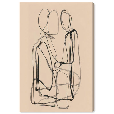 Décoration murale sur toile Embrace of Lines III par Art Remedy