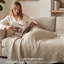Couvre-lit gaufré en coton et rayonne de bambou 279 g / m² GentleSoft ™-108924540-108924545