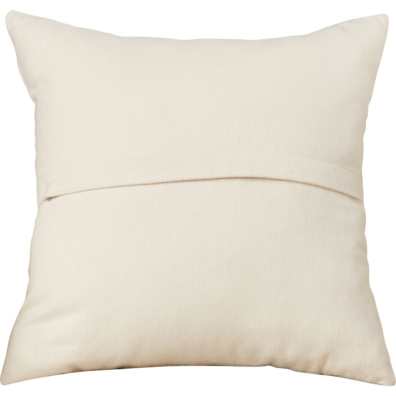 Coussin en coton Trafalgar, Vert / bleu