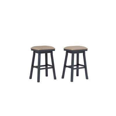 Derbyshire Solid Wood Saddle Stool