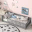 Lit plateforme simple avec clôture Giezi Kids-139651209-176622871