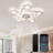 Modern Star Ceiling Light With Fan