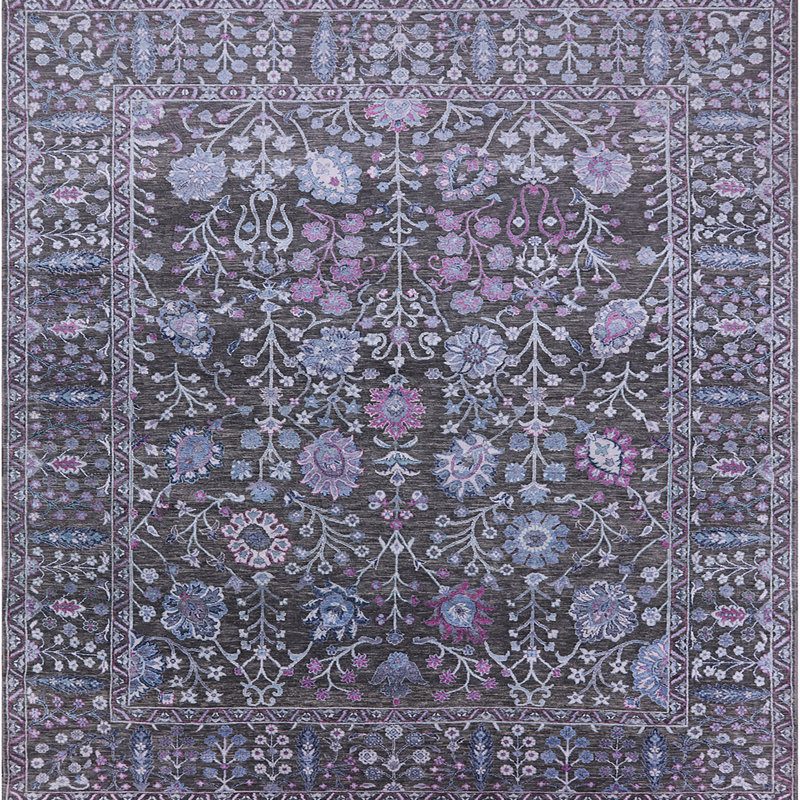 Hahnville Oriental Indoor Rug, Square 7'