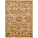 Moroccan Oriental Area Rug in Ginger