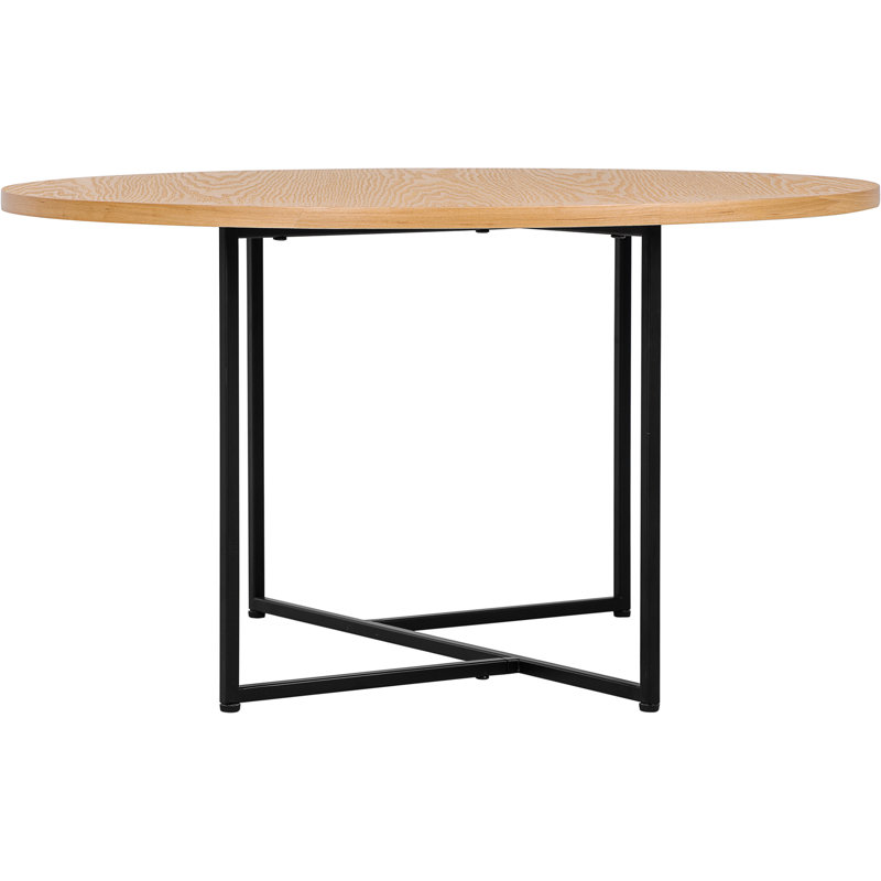 Adore Decor Ines Coffee Table for Living Room, Black, Natural