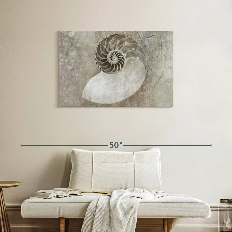 Aletra Spiral Seashell, 24" H x 36" W