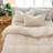 Solayne Muslin Duvet Cover Set 100% Cotton Double-Layer Linen Like Gauze Comforter Cover 3 Pieces Breathable & Lightweight For All Season-111460467-111460464
