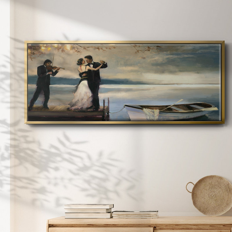 Twilight Romance- Framed Canvas, 20" H x 50" W