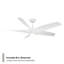 Zephyr 5 5-Blade Smart Ceiling Fan-852365505