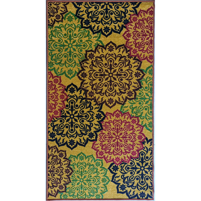 Edmund Abstract Area Rug, Rectangle 80 x 150cm