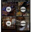 Support à vin mural industriel de 31 pouces, tablettes flottantes en métal rustique à 5 niveaux, tablettes de bar murales de grande capacité pour bouteilles d'alcool pour le bar et la salle à manger, noyer (sans lumières)-9394830
