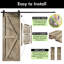 Porte en bois de pin massif non assemblé Arrow Design-132224626-132224636