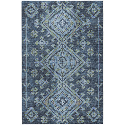Premium Machine Washable Dream Shag ADS73 Aztec Rug