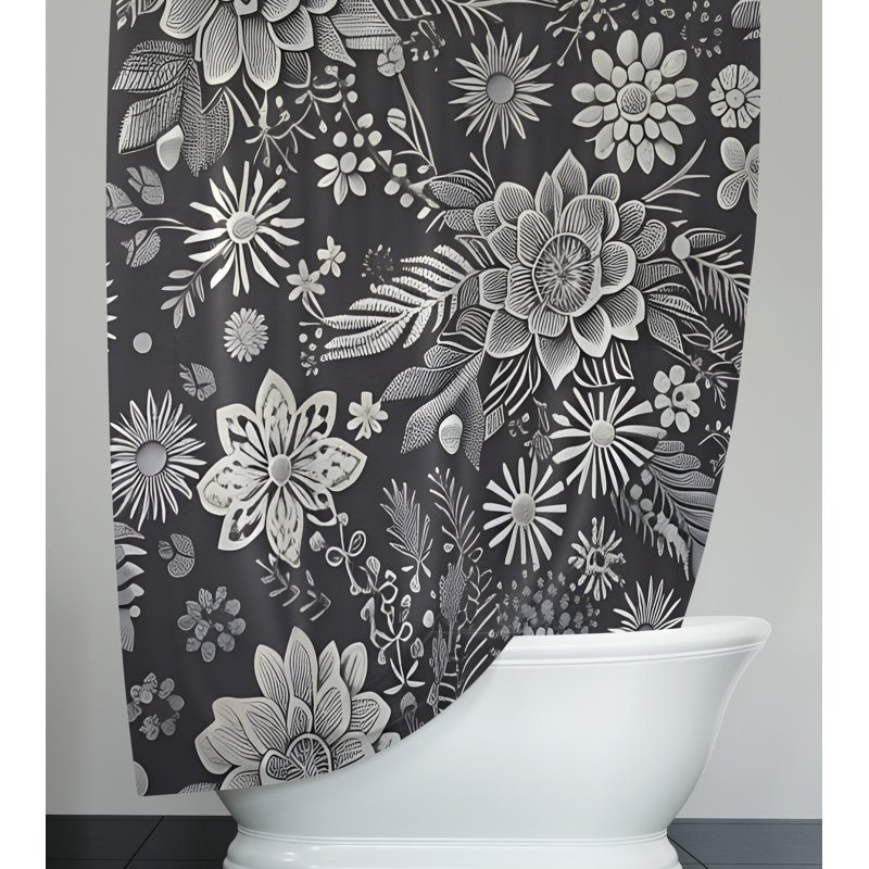 Rideau de douche Egeland, H 72 po x l 70 po