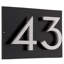Floating 1-Line Wall Address Plaque-530183001-530182731