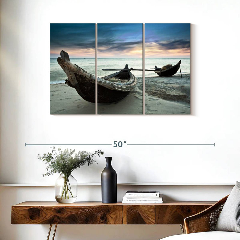 Mehar Old Fishing Boats, 24" H x 38" W