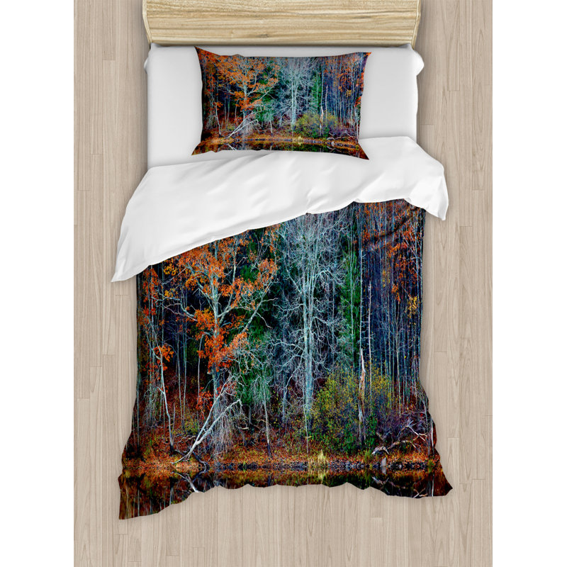Rustic Duvet Cover, Twin Duvet Cover + 1 Sham