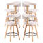 Tabouret de bar pivotant revêtu de lin 26 po-1277400254-1277401973-1297837829