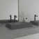 CASAINC Maple 18.5'' Concrete Rectangular Bathroom Sink