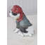 Statue de bouledogue français Esed avec un chapeau de pirate en résine, taille: 8 po x 5 po x H 8 po
