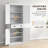 Traditional Kitchen Pantry Cabinet with Adjustable Shelves
