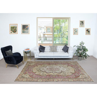Tapis traditionnel traditionnel turc en laine fabriqué à la main