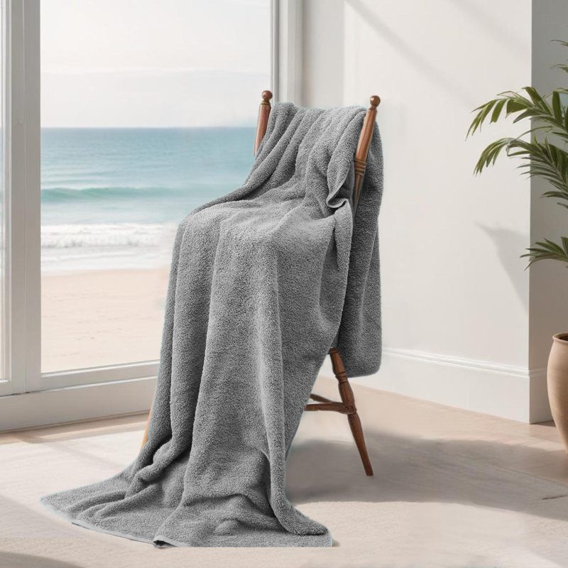 100% Cotton Bath Sheet, Grey