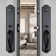 Handle with Lever and Deadbolt