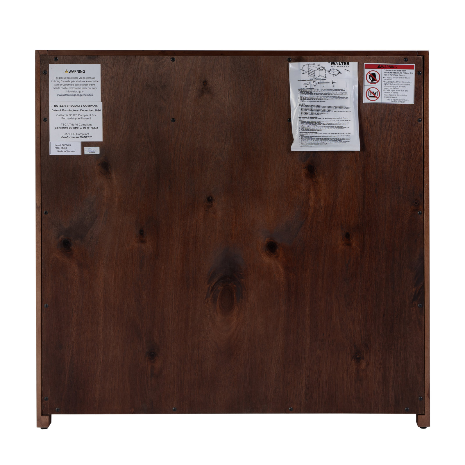 Elin Door Accent Cabinet, Brown