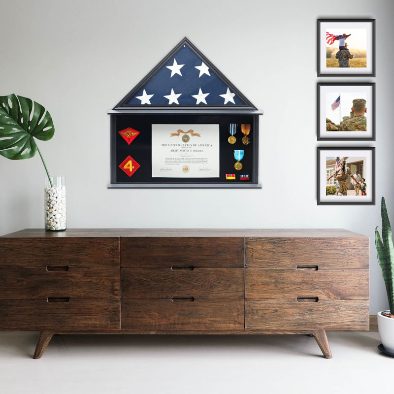 Solid Wood Display Case, 25" H x 25" W