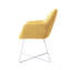 Dejahn 48cm H Polyester Upholstered Metal Armchair-1376371897
