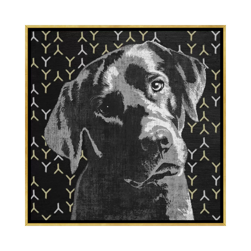 «Lab», reproduction d'impression sur toile, H 12 po x l 12 po x P 1,5 po, Pas de tapis, Toile avec cadre doré